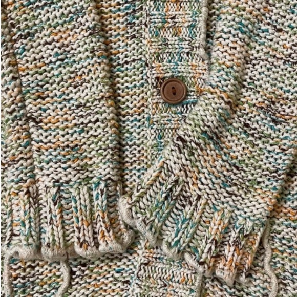 BCBG Maxazria - Cable Multicolor Knit Long Cardigan - Picture 2 of 11